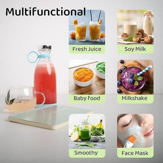 Travel Portable Mini Juice Blender – USB Rechargeable & Compact Design