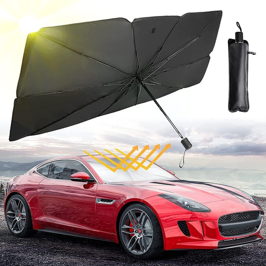 Car Windshield Sun Shade Umbrella – Foldable & UV Protective