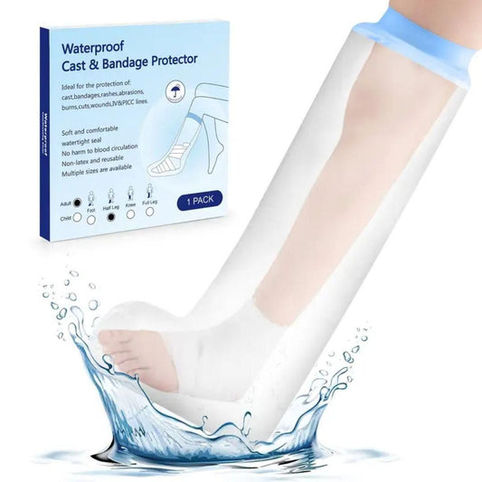 Waterproof Cast Cover for Leg – Reusable, Leak-Proof & Comfortable Fit