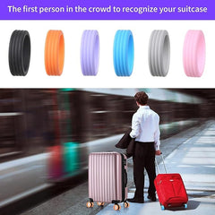 8 Pcs Silicone Luggage Wheel Protectors – Travel Caster Covers