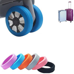 8 Pcs Silicone Luggage Wheel Protectors – Travel Caster Covers