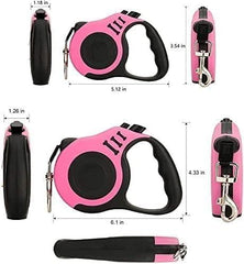 500 cm Dog & Cat Strap Leash (Multicolor) – Strong, Stylish, and Built for Adventure!