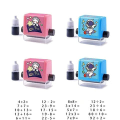 Birud Addition Stamps for Kids – Roller Design Teaching Stamp for Fun Math Learning