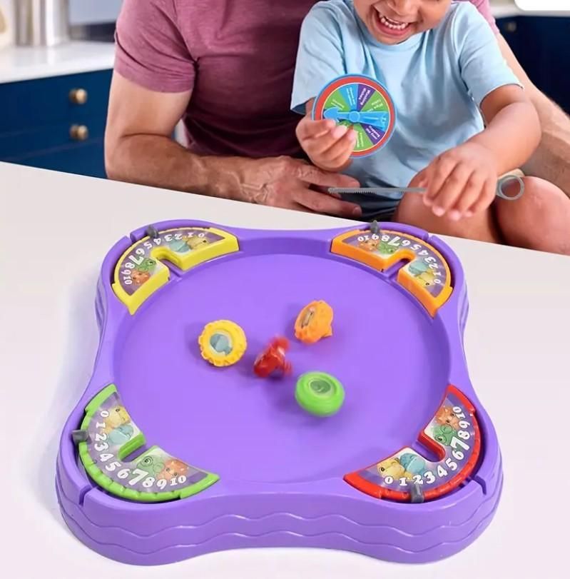 Dino Battle Gyro Spinning Toys & Fun Board Game – Unleash the Ultimate Spinning Action!