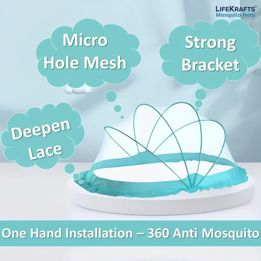 Foldable Baby Mosquito Net – Safe, Comfortable & Travel-Friendly Protection for Your Baby