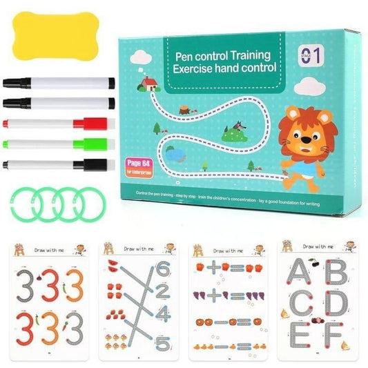 Pen Control Training Exercise Hand Control Book – Build Better Writing Skills!