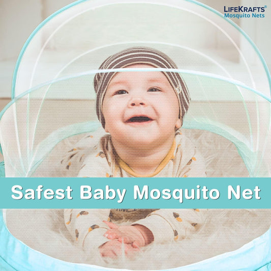 Foldable Baby Mosquito Net – Safe, Comfortable & Travel-Friendly Protection for Your Baby