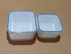 Kitchen Food Storage Containers Set (Pack of 2) – Freshness That Lasts!