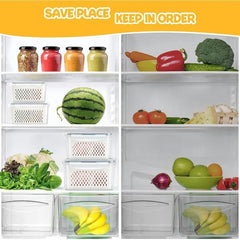 Kitchen Food Storage Containers Set (Pack of 2) – Freshness That Lasts!