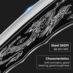 Dragon Chopping Knife – Premium Stainless Steel Blade for Effortless Precision