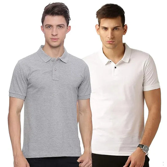 Premium Polyester Men's T-Shirts – Pack of 2 (Multi color) | Lightweight, Breathable & Stylish